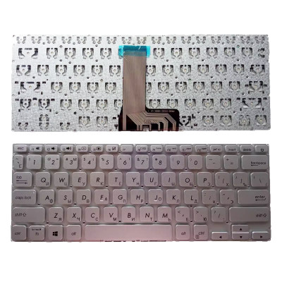 Asus A412 A412D A412FL DA X412 X412F X412FA X412U silver Russian RU keyboard
