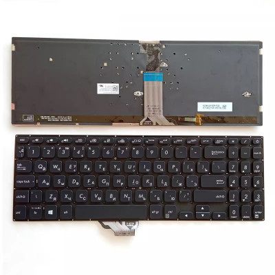 Asus S530 S530UN S530FA S5300 S5300FN black backlit Russian RU keyboard
