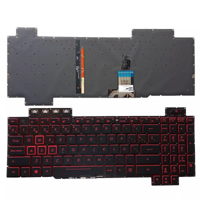 Asus TUF Gaming FX705D FX705G FX705A FX705DD backlit Spanish SP keyboard