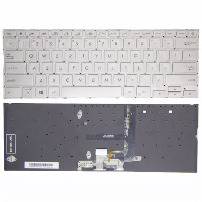 Asus Zenbook UX433 UX433F U4300F UM433 Deluxe14 silver backlit US keyboard