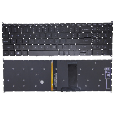 Acer ConceptD 3 CN315-71, CN315-71P, black backlit US keyboard OEM Acer ConceptD 3 CN315-71, CN315-71P, black backlit US keyboard OEM