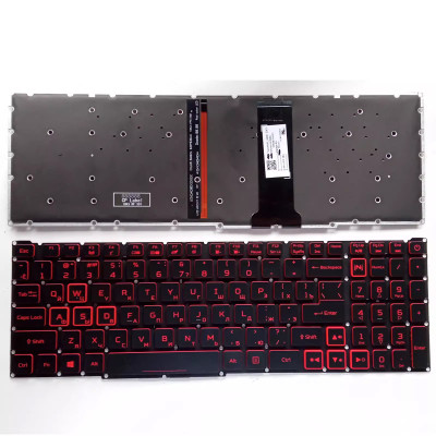 Acer Nitro 5 AN515-43 AN515-54 AN517-51 AN517-52 red backlit Russian RU keyboard Acer Nitro 5 AN515-43 AN515-54 AN517-51 AN517-52 red backlit Russian RU keyboard