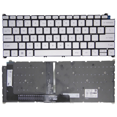 Acer Swift Edge 16 SFA16-41, SFA16-42, SFE16-42, silver backlit US keyboard original