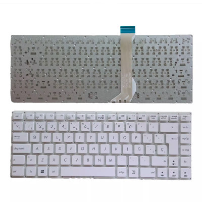 Asus E402 E402M E402MA E402SA E402S E403SA white Spanish SP keyboard