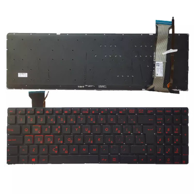Asus ROG GL551 GL551JM GL551JM-DE71 GL551JW backlit Greek GK keyboard Asus ROG GL551 GL551JM GL551JM-DE71 GL551JW backlit Greek GK keyboard