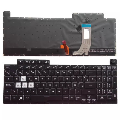 Asus ROG Strix G731GT G731GU G731GV G731GW backlit Spanish SP keyboard Asus ROG Strix G731GT G731GU G731GV G731GW backlit Spanish SP keyboard