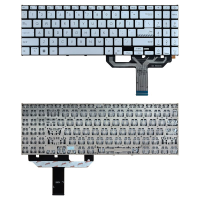 Asus Vivobook M1603, M1603QA, M1605, M1605YA, silver US keyboard Asus Vivobook M1603, M1603QA, M1605, M1605YA, silver US keyboard