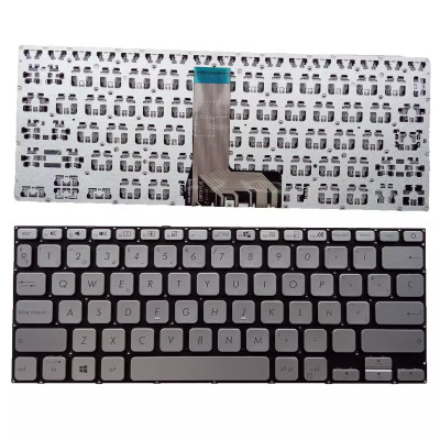 Asus X409 X409UA X409FA JA X415 X415JA A409 A409M silver Spanish SP keyboard Asus X409 X409UA X409FA JA X415 X415JA A409 A409M silver Spanish SP keyboard