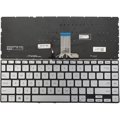 Asus ZenBook 14 UX434 UX434F UX434FA UX434FL UX434FL-DB77 UX434FL-UB76T UX434FLC UX434FLC-XH77 silver backlit US keyboard Asus ZenBook 14 UX434 UX434F UX434FA UX434FL UX434FL-DB77 UX434FL-UB76T UX434FLC UX434FLC-XH77 silver backlit US keyboard