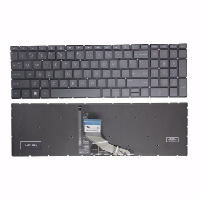 HP 15S-GY, 15S-GU, 15S-GR, 15S-DU, 15Q-DS, 15G-DX, black backlit US keyboard HP 15S-GY, 15S-GU, 15S-GR, 15S-DU, 15Q-DS, 15G-DX, black backlit US keyboard