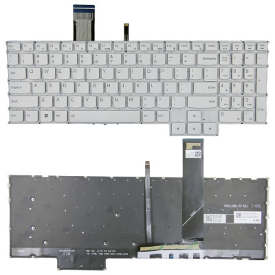 Lenovo Legion 5 15IRX9 15APH9, Legion pro 5 16IRX9, Legion pro 7 16IRX9H, white backlit US keyboard
