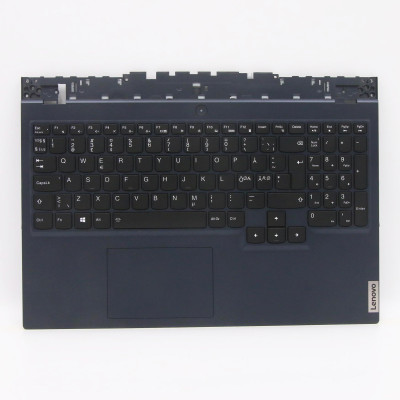 Lenovo Legion 5 15ITH6 5CB1D12345 blue backlit Norwegian NE NR keyboard palmrest Lenovo Legion 5 15ITH6 5CB1D12345 blue backlit Norwegian NE NR keyboard palmrest
