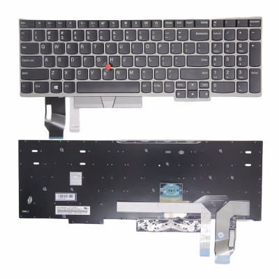 Lenovo ThinkPad P52, P53, P53S, P72, P73, silver US keyboard original