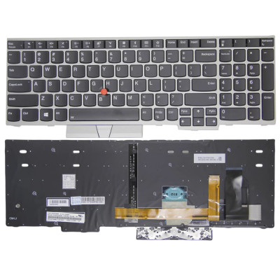 Lenovo ThinkPad T15 Gen 1, T15 Gen 2, P15s Gen 1, P15s Gen 2, silver backlit US keyboard original